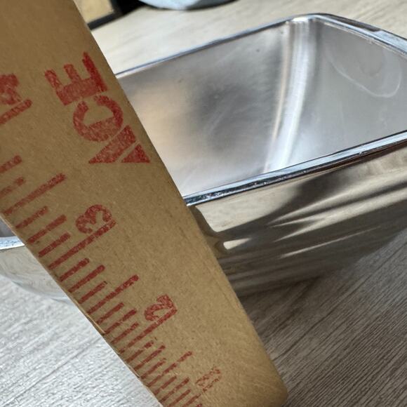 Vollrath 18-8 47637 Double Wall Stainless Steel Beehive Bowl Square Dish 5" - Picture 6 of 7